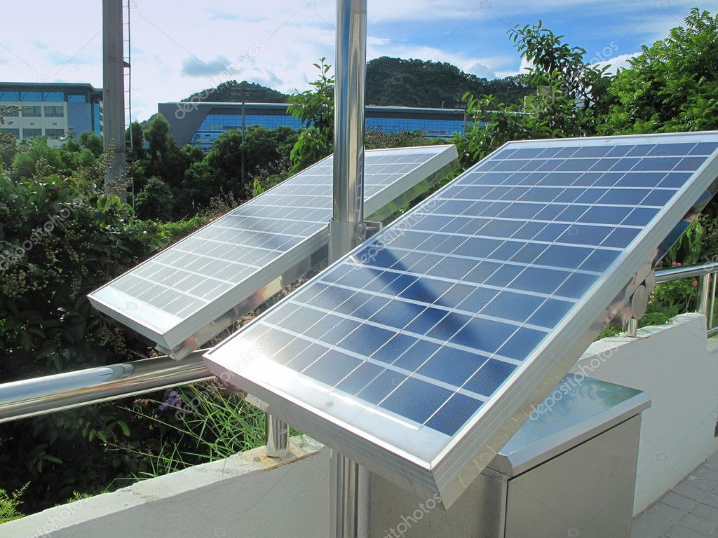 Solar panels on the roof Stock Photo by ©firefox 11761409