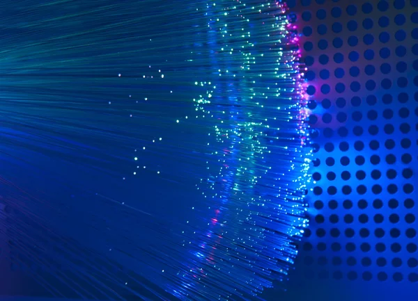 추상 인터넷 기술 섬유 광섬유 배경 — 스톡 사진