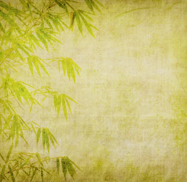 Bambusz a régi grunge antik papír textúra — Stock Fotó