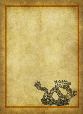 Dragon and texture background clipart