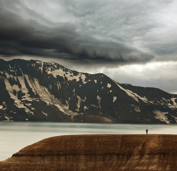 Λίμνη στην Ισλανδία — Φωτογραφία Αρχείου