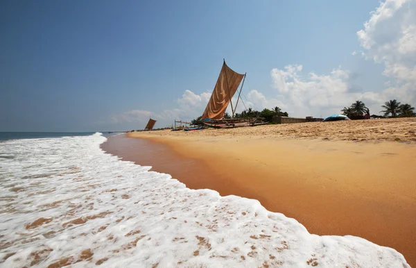 Łódź na Sri Lance — Zdjęcie stockowe