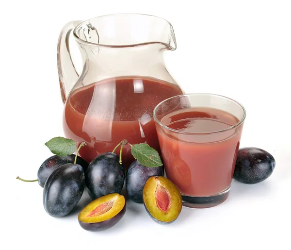 梅花果汁和水果 — 图库照片
