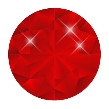 Red diamond clipart