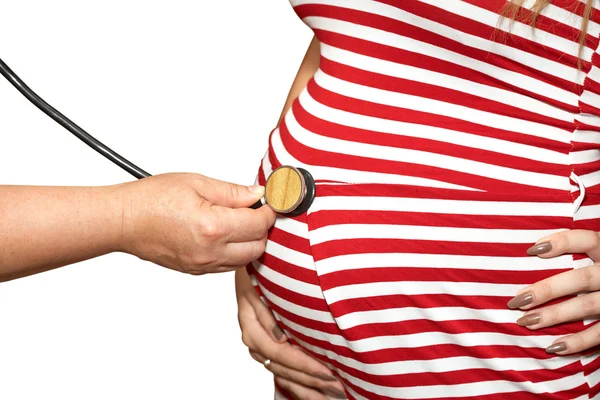 Die Schwangere im Krankenhaus — Stockfoto