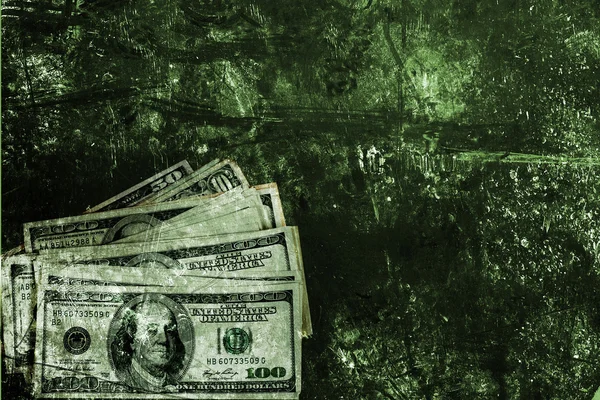 Dollars and background — Stock Photo, Image