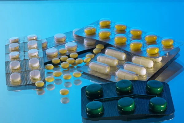 Medicin och tabletter — Stockfoto