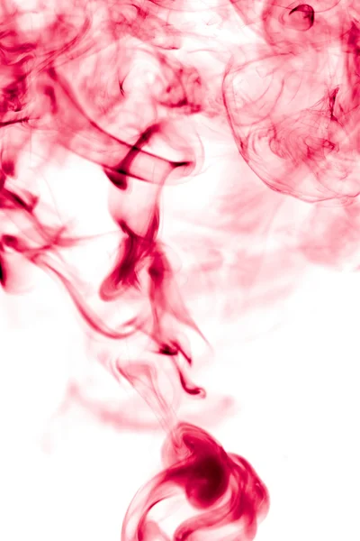 Todellinen savu valkoisella taustalla — kuvapankkivalokuva