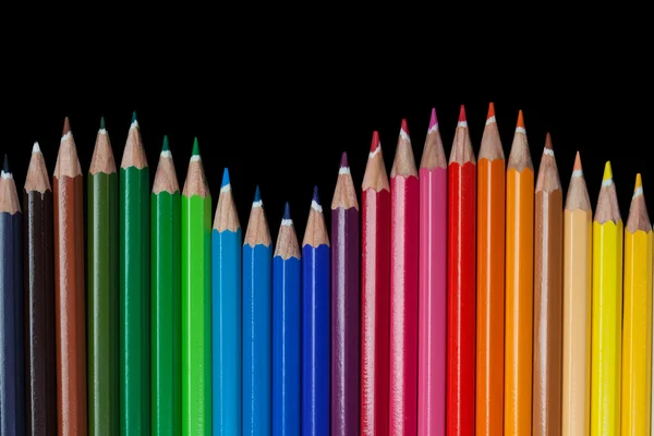 Lápices de colores de fondo —  Fotos de Stock