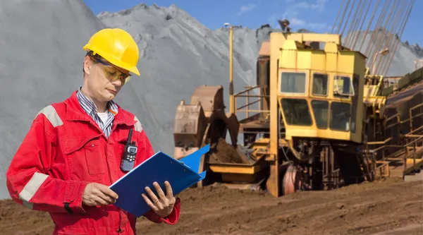 Mijnbouw foreman — Stockfoto