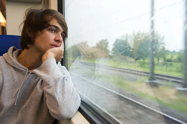 Viajar en tren — Foto de Stock