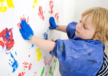 Painting boy clipart