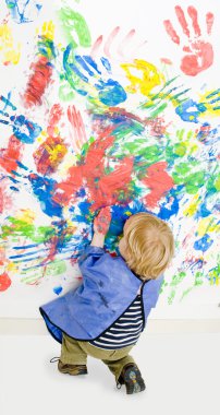 Finger painting clipart