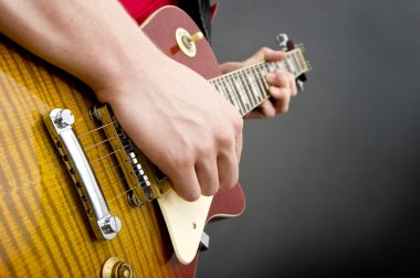 Guitar player clipart