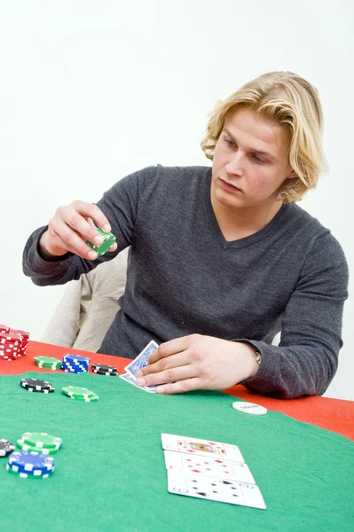 Zakład Poker — Zdjęcie stockowe