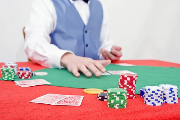 Poker hra probíhá — Stock fotografie
