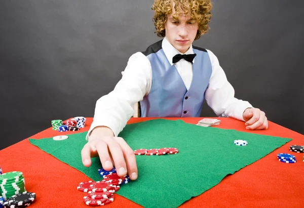Poker zahlt sich aus — Stockfoto
