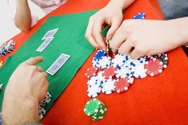 Gioco di poker — Foto Stock