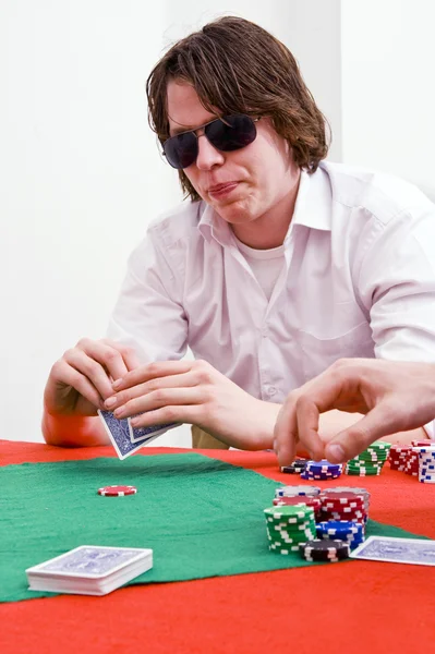 Póker játékos — Stock Fotó