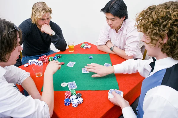 Gioco di poker privato — Foto Stock
