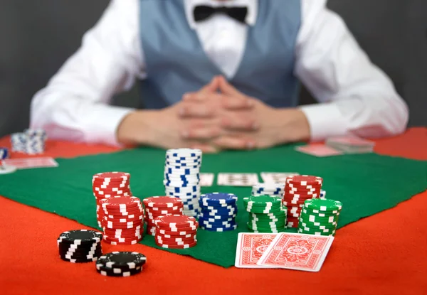 Poker tilt — Stock Photo, Image