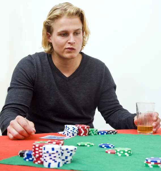 Pokerová strategie — Stock fotografie