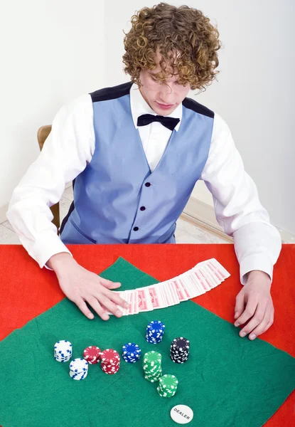Vorbereitung auf Poker — Stockfoto