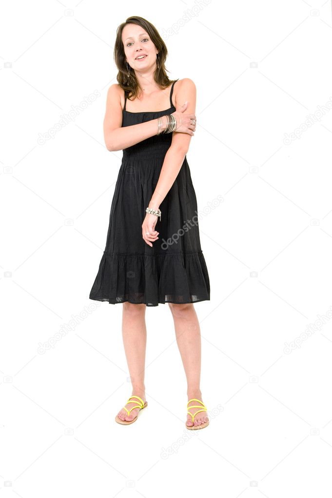 Woman holding her arm Stock Photo by ©Corepics 11868864