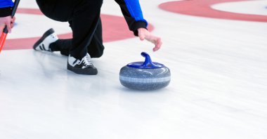 Curling clipart
