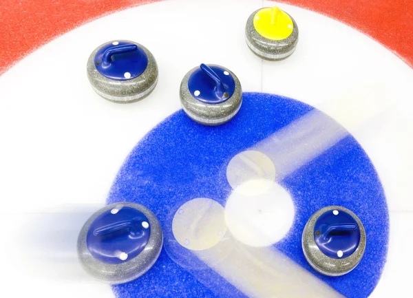 Táticas de curling — Fotografia de Stock