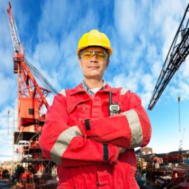 Offshore engineer clipart