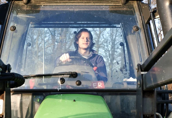 Tractor driver — Stock Photo, Image
