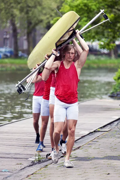 Rowing team — Stock Photo, Image