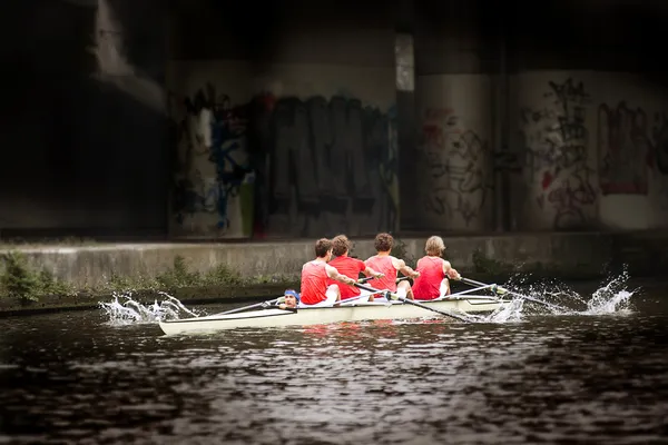 Rowing team — Stock Photo, Image