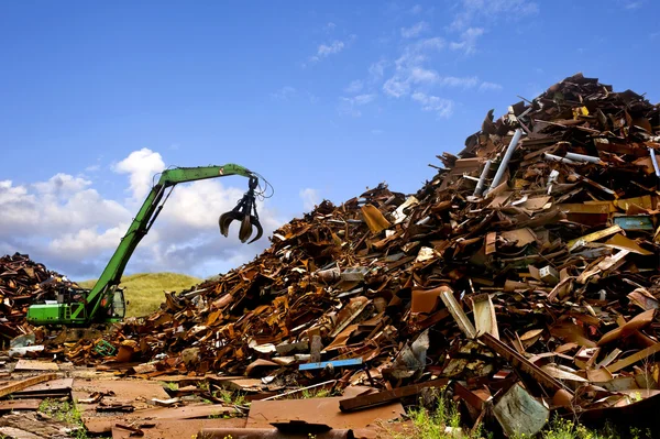 Recyklingu stali — Zdjęcie stockowe