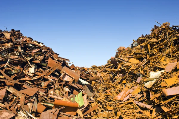 Separación de residuos de montón de chatarra — Foto de Stock