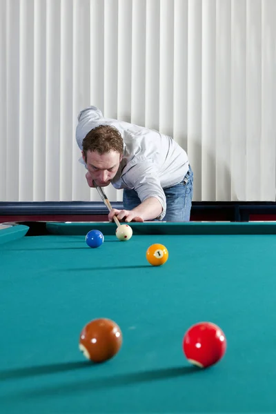 Pool player — Stock Photo, Image