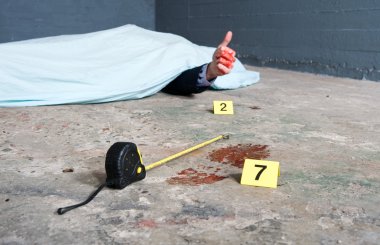 Crime scene clipart