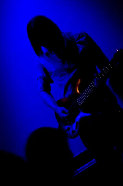 Gitarzysta rockowy — Zdjęcie stockowe