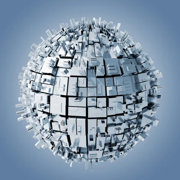 3d abstract sphere background — Stock Photo, Image