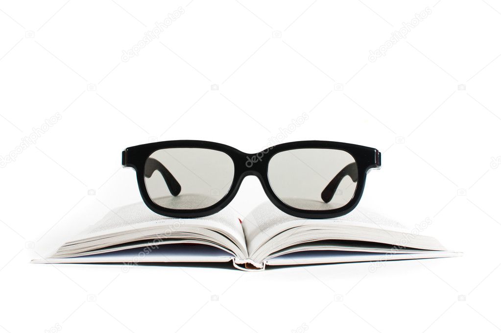 Book with glasses