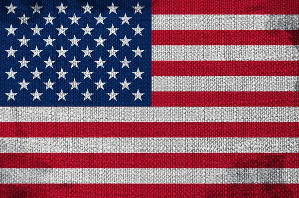 Flaga ilustracja USA — Zdjęcie stockowe