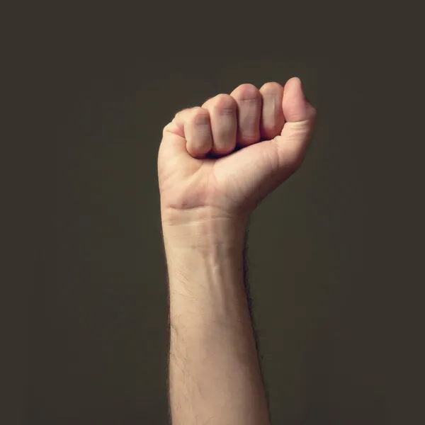 Чоловічий кулак — стокове фото