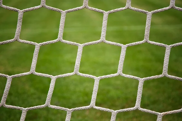 Rede de futebol — Fotografia de Stock