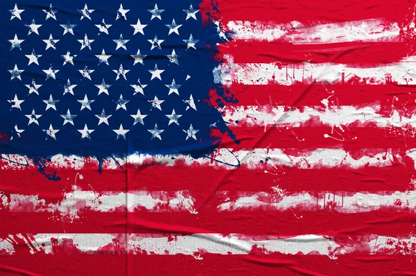 Etats-Unis drapeau grunge — Photo