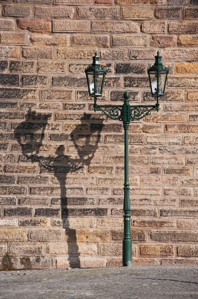 Street lantern in Prague — Stock Photo, Image