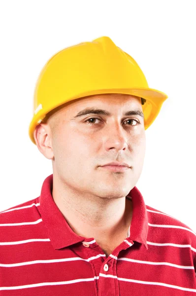 Junge Bauarbeiterin — Stockfoto