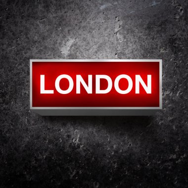 Londra vintage ışık görüntü