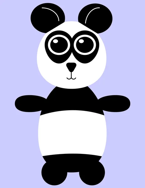 Urso de panda de desenhos animados —  Vetores de Stock