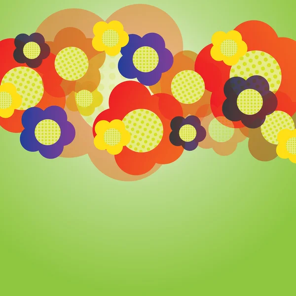 Абстрактний барвистий квітковий фон вектор — стоковий вектор